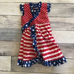 Jelly the Pug July 4th Dress, 4T, NWOT